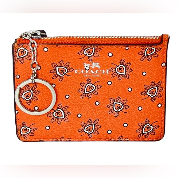 Coach Bags Coach Credit Card Id Case Mini Wallet Key Ring F1849